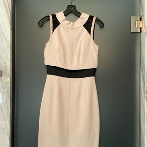 Cream and Black Lace Karen Millen Dress